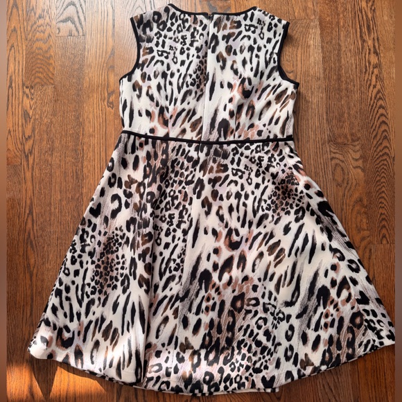 Studio One Animal Print Dress with Black Accents - Picture 11 of 12
